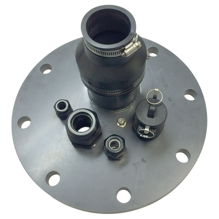 Pneumatic Pump Flanged Well Cover